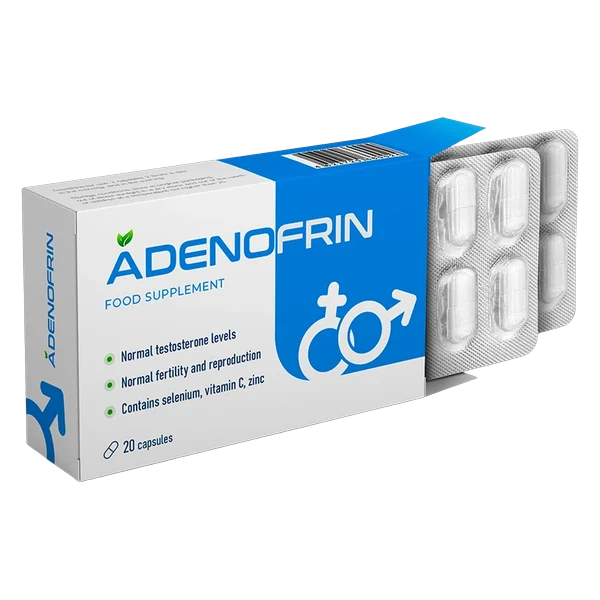 Adenofrin 20-capsule bottle — original pack