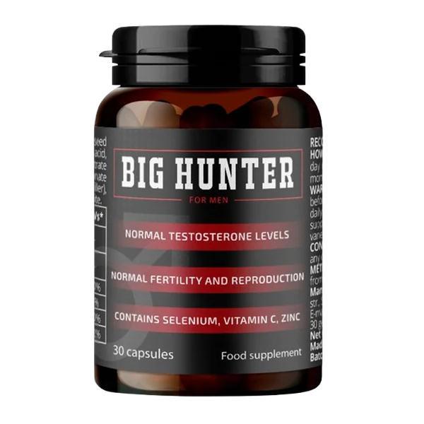 Big Hunter 30-capsule bottle — original pack